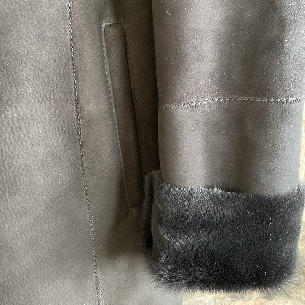 HiSO Real Sancy Toscana Shearling Coat // Luxury //NWT - Picture 5 of 13